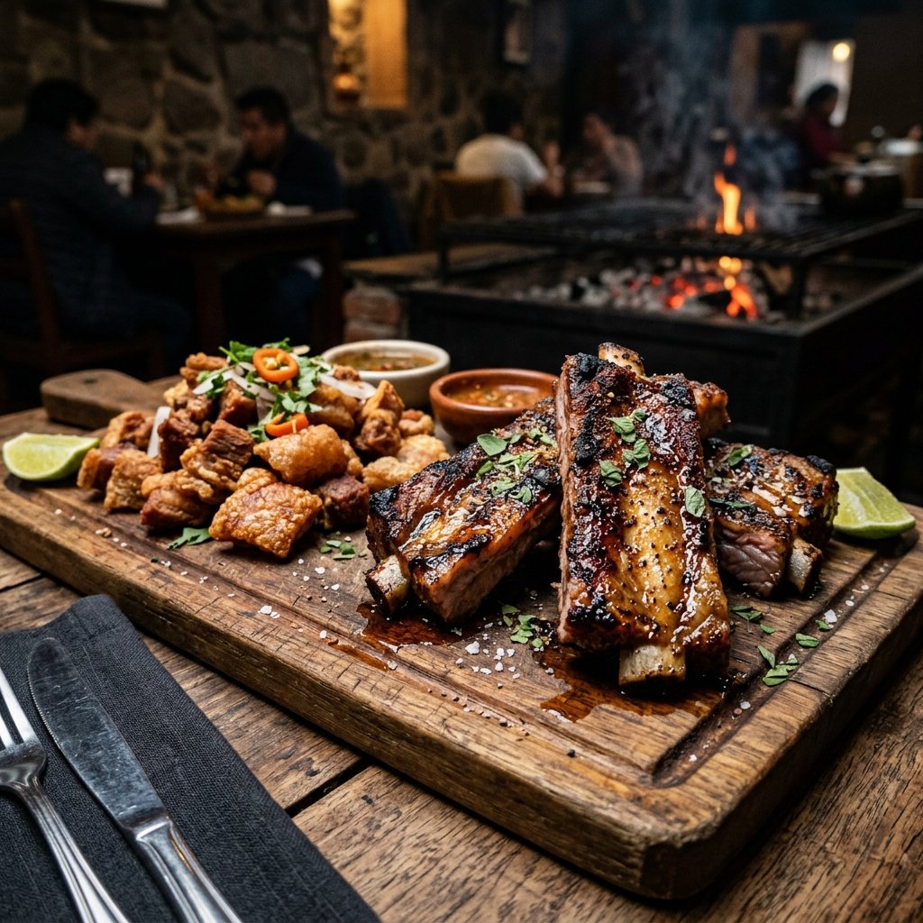 Kjaras con Costillas de Chancho